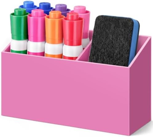 MR.MATE Magnetic Pen Holder,Pink Magnetic Marker Cup for Fridge Whiteboard by Unknown