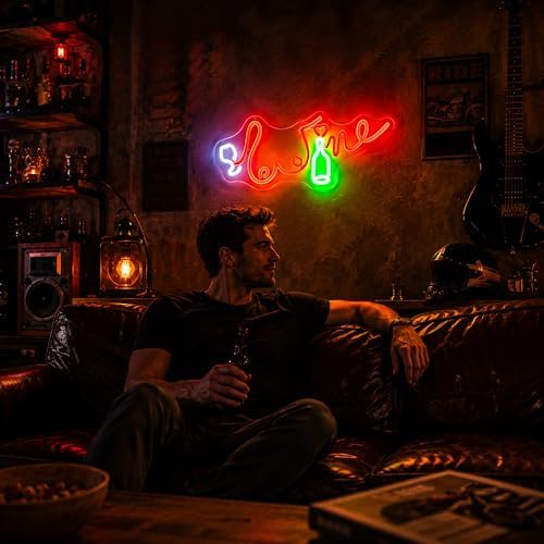 Neon Sign, Beer Neon Signs for Wall Decor LED Signs Neon Light - Image 2