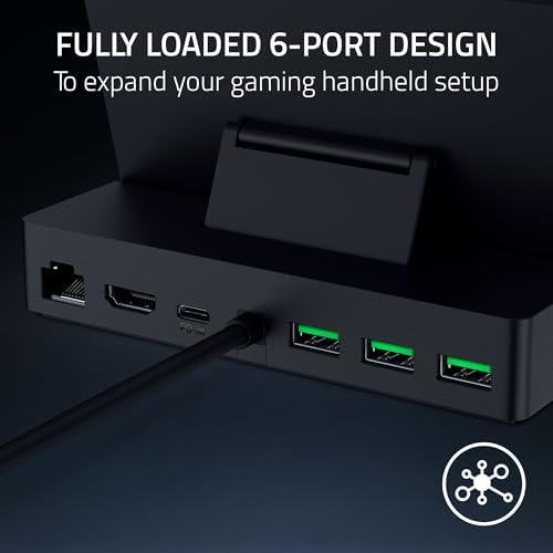 Razer Handheld Dock Chroma, Charging Hub & Expand Connectivity, 100W - Image 2