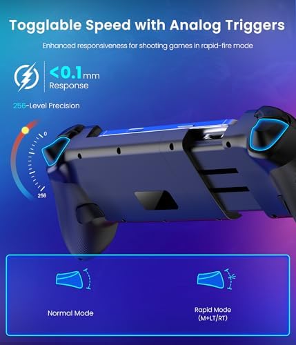 LIFUFUTEE Switch 2 Controller for Nintendo Switch 2/1/OLED, iPhone & Android, RGB Wireless Handheld Gaming Controller with Hall Effect Joysticks No Drift, Macro Programmable & Turbo, Works with Xbox Cloud & Steam Link - Image 7
