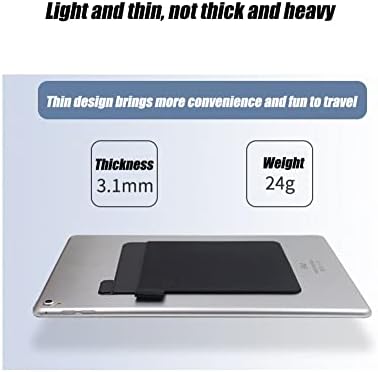 RIVEENY Pocket Pouch for Laptop with Reusable Adhesive,Pouch Holder for Computer Accessories,Self-Adhesive Mouse Headset Storage Bag for Portable External USB Cable,Apple Magic Mouse - Image 4