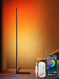 LanSuper Smart Corner Floor Lamp, 65" RGBW Color Changing LED Floor Lamp by LanSuper