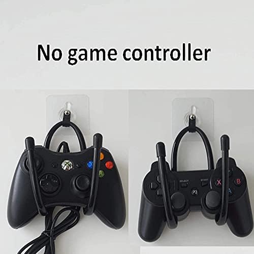 Universal Adhesive Game Controller Organizer Wall Mount and Clip for Xbox One PS4 Switch Pro - Headphone Holder - Easy to Install - 2 Pack - Image 6
