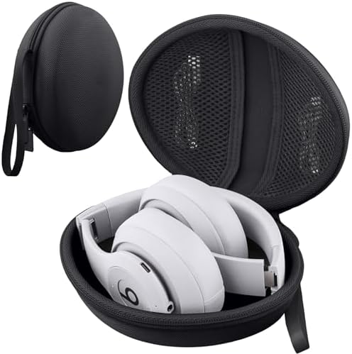 for Beats Studio Pro/Studio3/Solo4/Solo3 Headphones Hard Case, Black by co2CREA