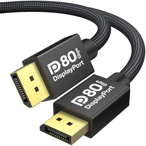 IVANKY VESA Certified 80Gbps DisplayPort Cable 2.1,16K DP to DP Cable 6.6FT by ivanky