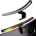 Quntis 17.7'' Curved Monitor Light Bar RGB Backlight with Music Sync, Black by Quntis