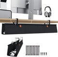 KEEGH Under Desk Cable Management Tray, 40 inch No Drill Cord Organizer by KEEGH