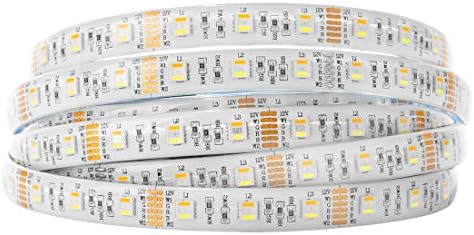 BTF-LIGHTING RGBCCT LED Strip UL Listed 16.4ft 60LED/m 300LED DC12V IP65 by BTF-LIGHTING