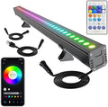 Linkable RGBCW LED Wall Washer Light, IP65 Waterproof Color Changing Light Bar for Outdoor Wall Wash, 180W Dimmable Uplight with APP & RF Remote Control, Music Sync, Timer by ProfessionalRGBWLEDSupplier