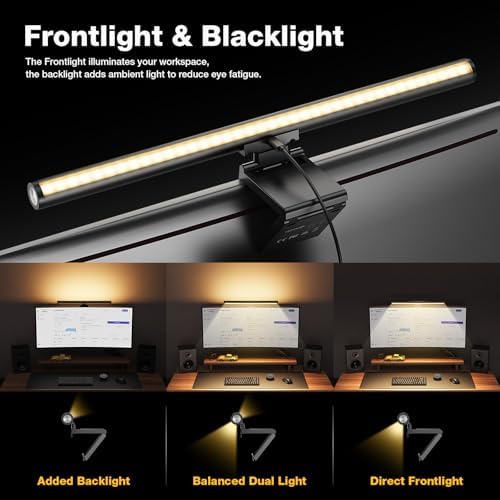 Douxlife Monitor Light Bar Eye-Care Computer Screen Lamp with Remote - Image 2