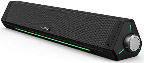 Bluedee Computer Speakers for Desktop PC, Bluetooth AUX Computer Sound Bar by Bluedee