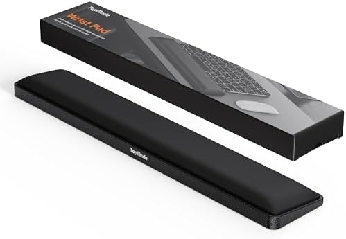 Cooling Gel Keyboard Wrist Rest, Ergonomic 17.13” Full-Size Wrist Support | Relieve Pain, Prevent Injuries, Smooth & Soft Keyboard Non-Slip Palm Rest for Long Hours of Work, Gaming, Studying, Typing by TopmadeProduct-Ordernow