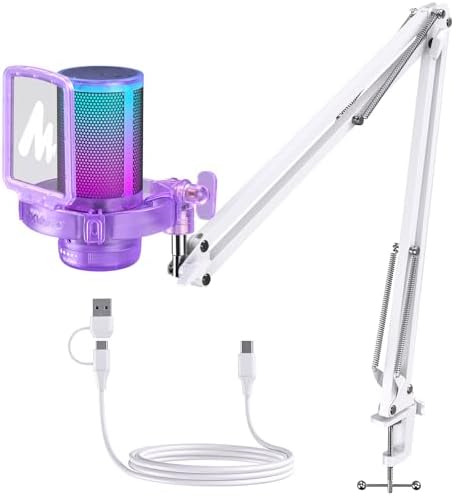 MAONO DGM20S USB Microphone for PC with Clear Voice & Noise Reduction by MAONO