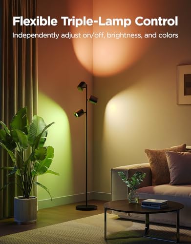 Govee Tree Floor Lamp with 3 Rotatable Lights, Compatible with Matter - Image 2
