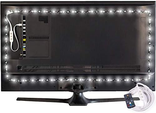 Power Practical LED Strip Lights Backlight, USB Light Strips w/Remote for 15 Ambient Color Bias Lighting Options & 10 Brightness Modes, for TV/Computer Decor/Indoor Use, Size (30"-40" TV) by PowerPractical