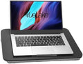 Portable Laptop Desk Fits Up to 16“ Laptops, with Tablet Slot, Built-in Cushion, Great for Home & Office,Lap Desk for Laptop,Lap Desk with Cushion (Black, Medium) by YUELAKE