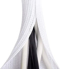 6.6ft - 1 inch White Cable Sleeve, Cable Organizer for Desk PC TV Computer, Wire Protector Cable Wrap Cover, Cord Management for Home Office by ZhiYo