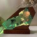 Epoxy Octopus Ocean Resin Lamp, Handmade Resin Night Light with USB Port by MASDEC