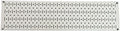 Wall Control Narrow Pegboard Rack 8in x 32in Beige Metal Pegboard Runner Tool Board by Wall+Control