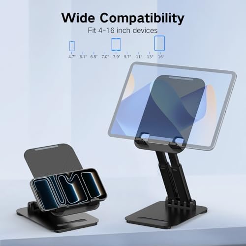 Tonmom Tablet Stand for iPad Holder, Adjustable Tablet Holder for Desk - Image 6