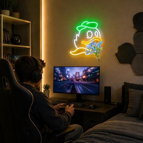 Duck Neon Signs for Wall Decor, Led Sign Neon Light up Signs - Image 5