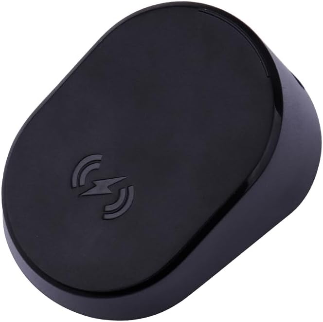 HUYUN for Razer Basilisk V3 Pro Mouse Dock Pro with Wireless Charging Puck: Magnetic Wireless Charging Anti-Slip Base - Classic Black - Image 3