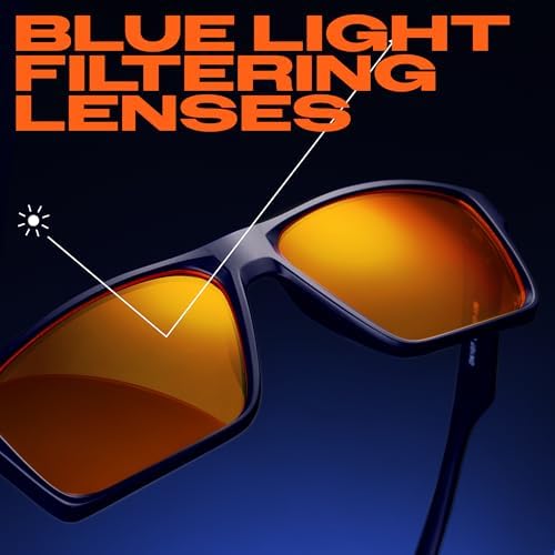 Titan Gaming Glasses, Blue Light Blocking, Night Driving Glasses for Men, Computer Protection, Gift for Gamers - Image 4