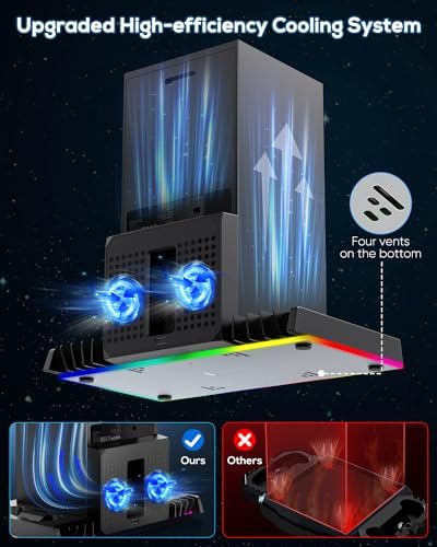 Upgraded RGB Cooling Fan Charging Station for Xbox Series X Accessories - Image 2