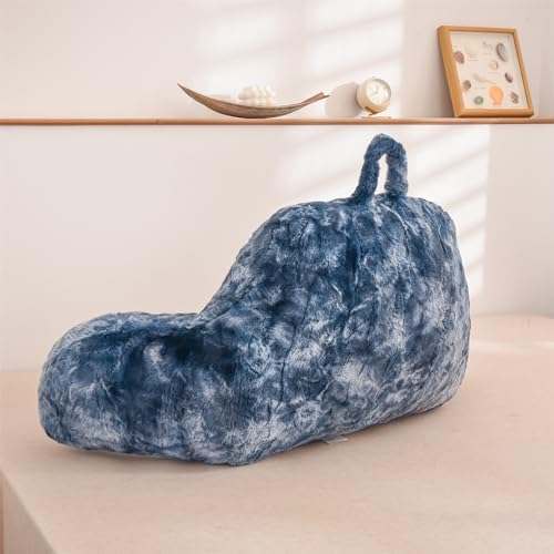A Nice Night Navy Reading Pillow, 18.5" Bed Wedge Pillows with Arms - Image 5