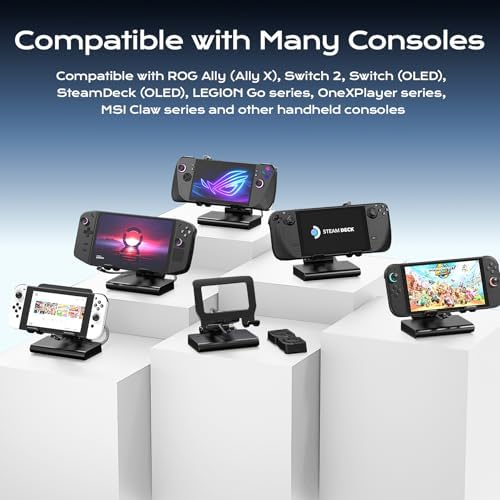 3 Speed Dual Magnetic Cooling Fan Steam Deck Docking Station for ROG Ally X - Image 7