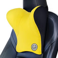 Car Neck Pillow for Driving Seat, Soft Memory Foam Headrest Pillow with Adjustable Strap and Removable Cover, Ergonomic Neck Support for Car, Office Chair, Gaming Chair – Yellow by TKLoop