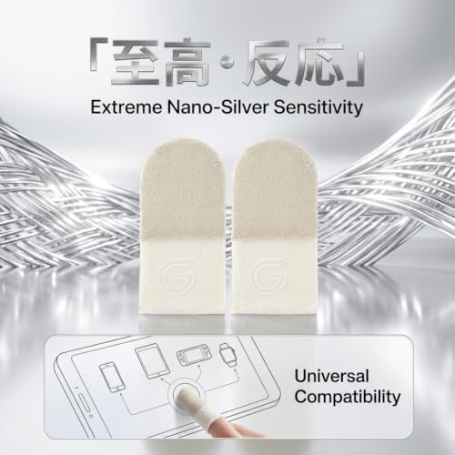 10-Pack Gaming Finger Sleeves, Compatible with All Touchscreen Devices - Image 6