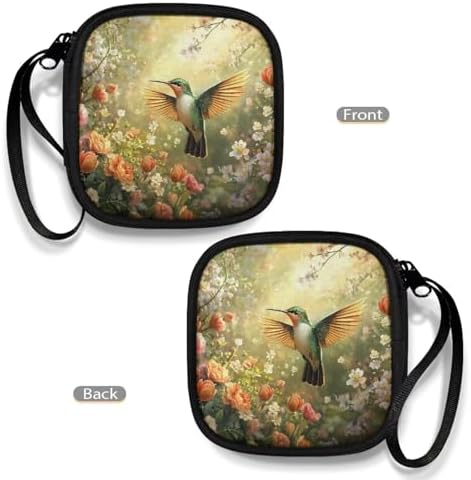 Headphones Carrying Case, Hummingbird Travel Portable Storage Bags for Bluetooth Wireless Headphones, Cords, Cable, Earbuds, Charger - Image 4