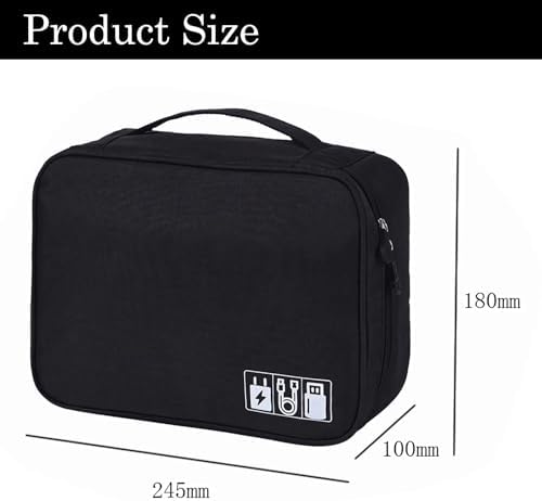 Referee Headset Organizer Bag, Fit 4 Pack V4/V6/FBIM Electronics Accessories Carrying Case for Referee Communication System for Cable Charger Volleyball Soccer Ref Officials - Image 6
