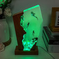 Whale Shark Ocean Resin Lamp, Handmade Resin Night Light with USB Port by MASDEC