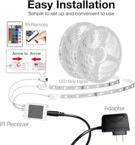 DAYBETTER Smart WiFi Led Lights, Phone App Controlled, Compatible with Alexa and Google Assistant, Timer Schedule, RGB Strip Color Changing Décor for Bedroom Party Kitchen, 25ft - Image 7