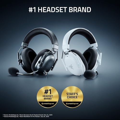 Razer BlackShark V3 Pro Wireless ANC Gaming Headset for PC, Black - Image 2