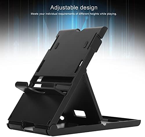 Adjustable Foldable Stand Holder, Gaming Console Bracket Storage Base with 2 Baffles for Lite and Smartphones - Image 5