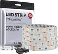 BTF-LIGHTING RGBW LED Strip Cool White 16.4ft 60LEDs/m DC12V UL Listed IP65 by BTF-LIGHTING