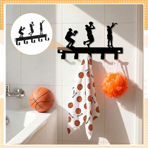 Reallnaive Basketball Room Decor Over The Door Hooks for Sport Lovers Gift - Image 5