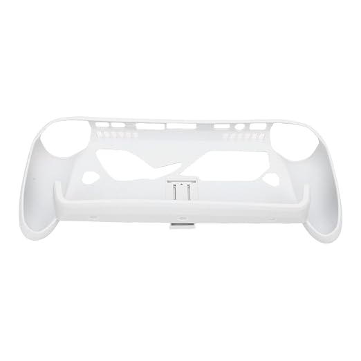 TPU Protective Case with Stand for Gaming Console, Ultra Soft Silicone Cover, Lightweight Shockproof Protector for 7-Inch Handheld System 2025, White - Image 5