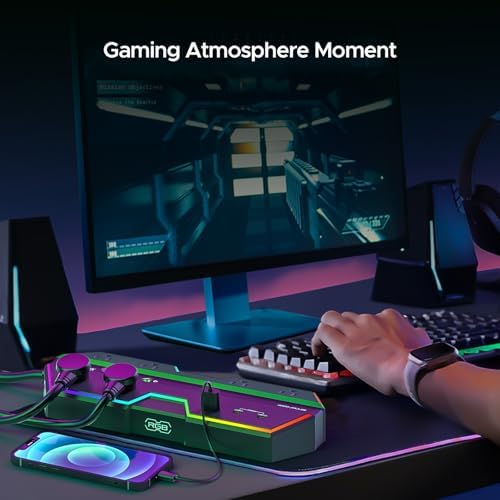 4000J Gaming Surge Protector Power Strip with USB Ports - Image 5
