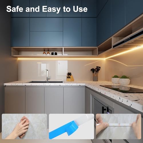 echosari LED Strip Lights Battery Operated, 10Ft 108 LED Dual Color Changing Strip Lights with Remote Cuttable Adhesive Lights Strip for Bedroom Party Decoration (Warm White & Multicolor) - Image 7