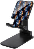 Compact Cool Fire Flame Wolf Art Phone Holder with Angle Height Adjustment by Unknown