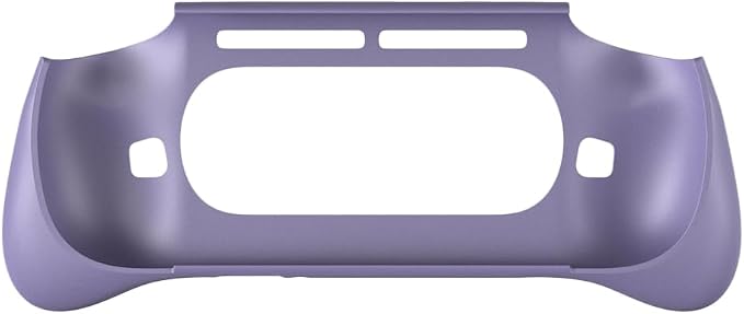 Hand Grip Cover Case for Retroid Pocket 6, Ergonomic Handle Grip Case Protective Cover TPU Shell Protector Stand Holder for RP6 Gaming Console Accessories (Purple) - Image 5