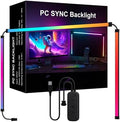 RGB Phantom Ambiance Display LED Light Bar, Dynamic Color Modes, Music Sync, for Gaming Setup, Home Theater, Party with Controllable Software (24inch) by TARSHYRY