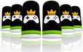 King of The Game - Improved Materials Gaming Finger Sleeves (6 Pack) for Touch Screens and Controllers. Skin-Protective, Ultra-Sensitive, Sweat-Resistant, Breathable and Stretchable. (Green) by Unknown