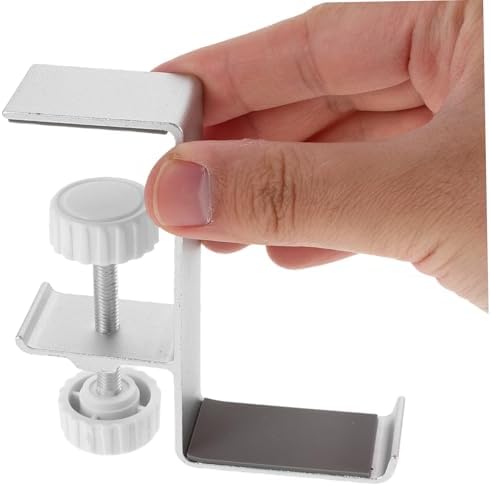 Happyyami Headset Stand Clamp for Desk Under Desk Headphone Hanger Hook Versatile Storage for Headphones Cables and More Easy Installation No Tools Required Stylish Design - Image 4