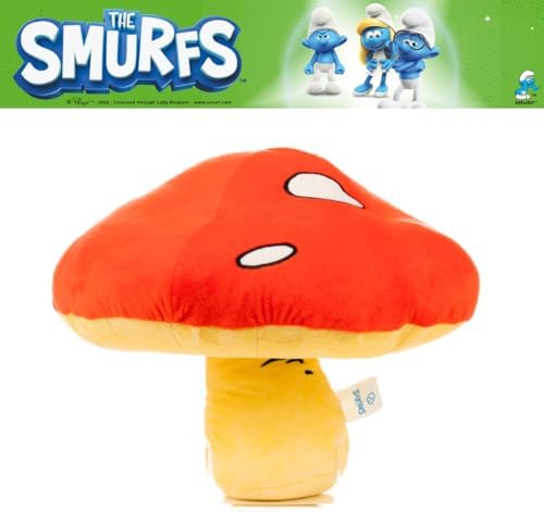 Franco Collectibles The Smurfs Mushroom Shroom Bedding Super Soft Cozy Decorative Cuddle Pillow, (Officially Licensed Product) - Image 6