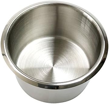 Game Table Cup Holder Insert - Stainless Steel Jumbo Drop-in Drink Cup Holder, Poker Table Cup Holders for Casino Table, Game Table, Sofa, Boats, Bench, Work Desk, RV Cars & Trucks by Yuanhe